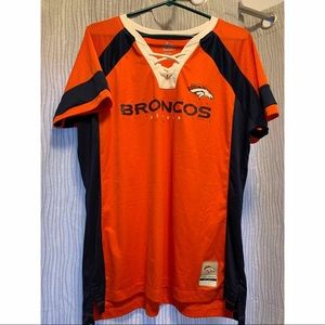Denver Broncos Women Jersey style V-neck Shirt